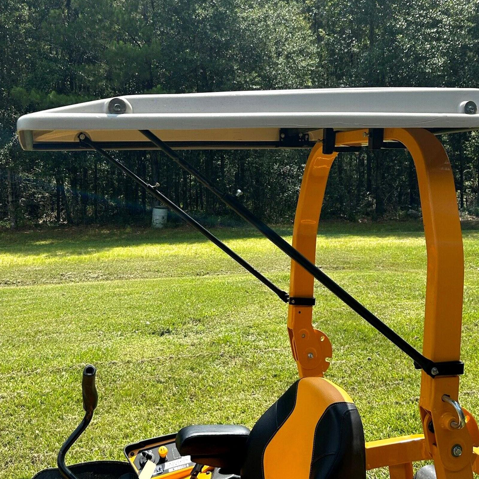 Paintable Tractor Cab Top Canopy For John Deere Ztrak Mowers ROPS -White