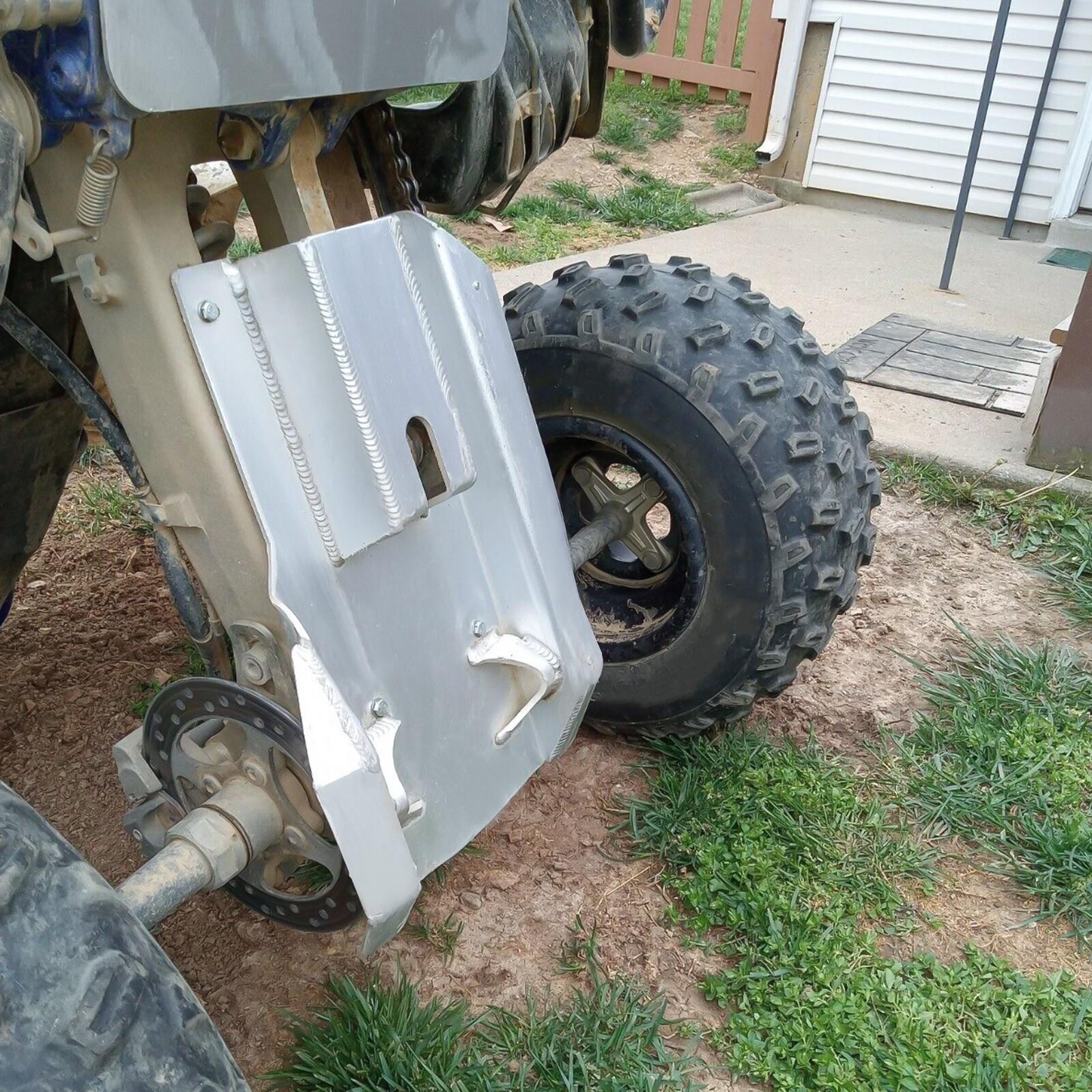 For Yamaha Raptor 700 700R Full Chassis Glide Swing Arm Skid Plate Splash Guard