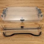 2-IN-1 Flip Front Windshield Scratch Resistant For Arctic Cat Wildcat 4 1000
