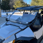 2-IN-1 Flip Front Windshield Scratch Resistant For Arctic Cat Wildcat 4 1000