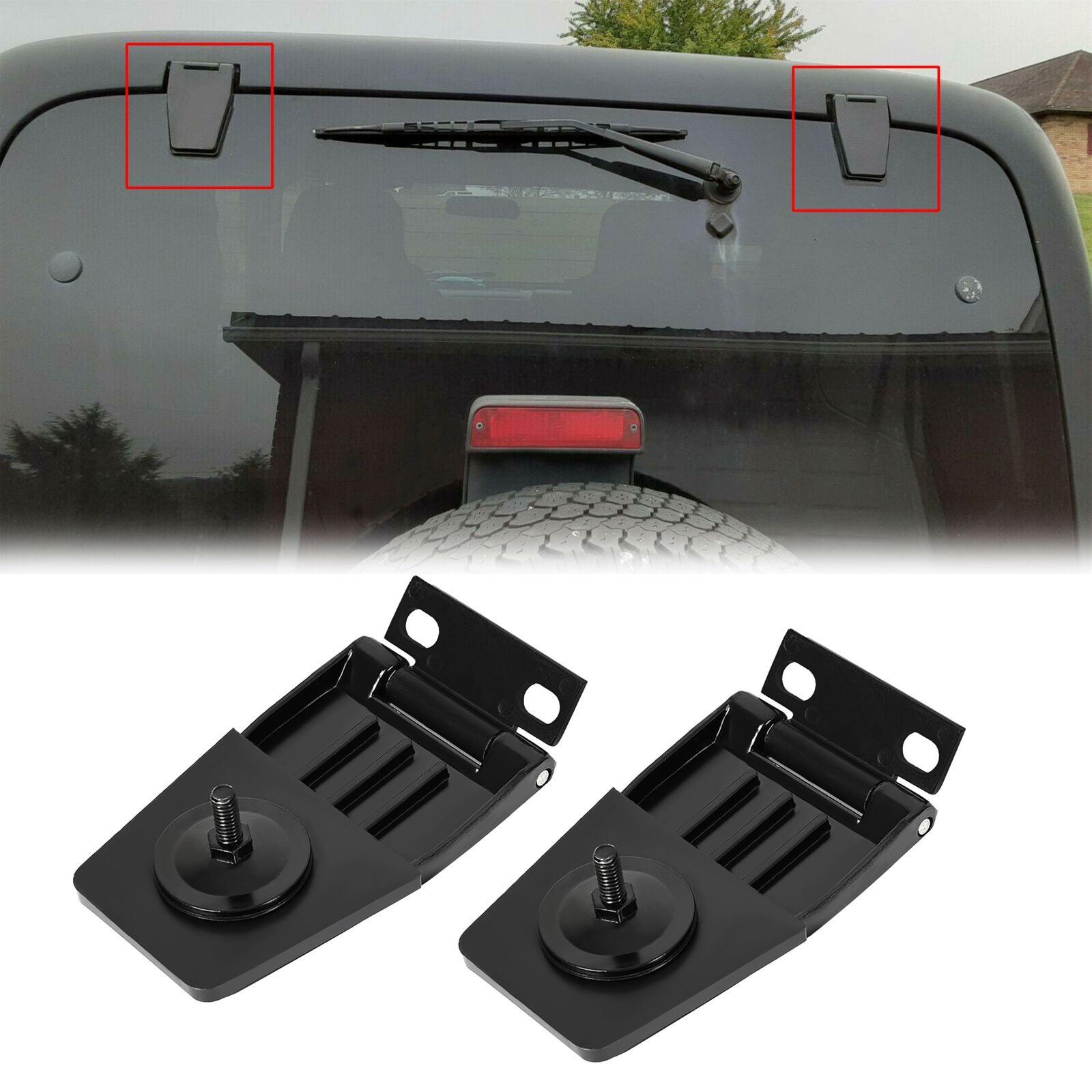 2X Hard Top Liftgate Rear Hatch Gate Window Hinge For Jeep Wrangler TJ YJ 87-06