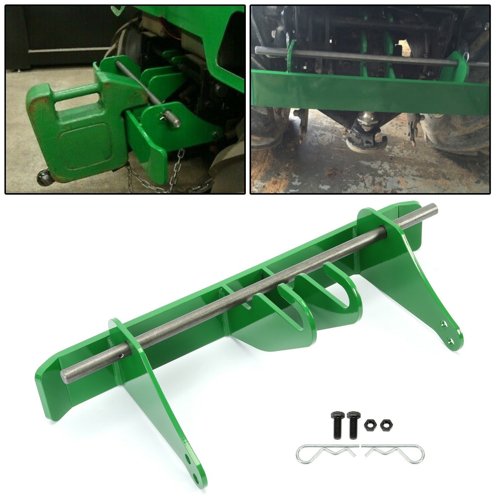 Rear Weight Bar Bracket For John Deere 316 318 322 332 420 430 Counterweight