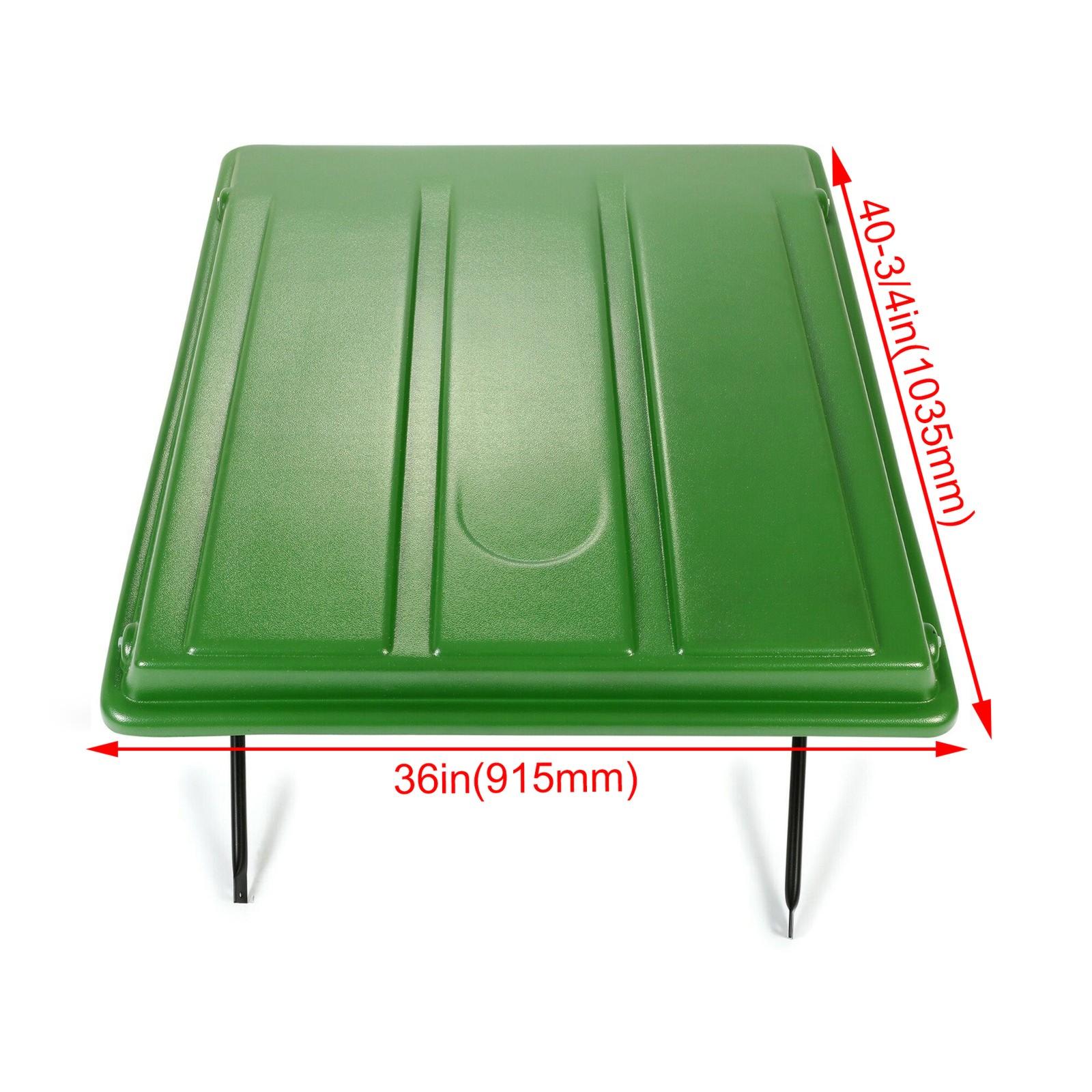Green Top Cab Canopy with Bracket For John Deere Compact Utility Tractors W/ROPS