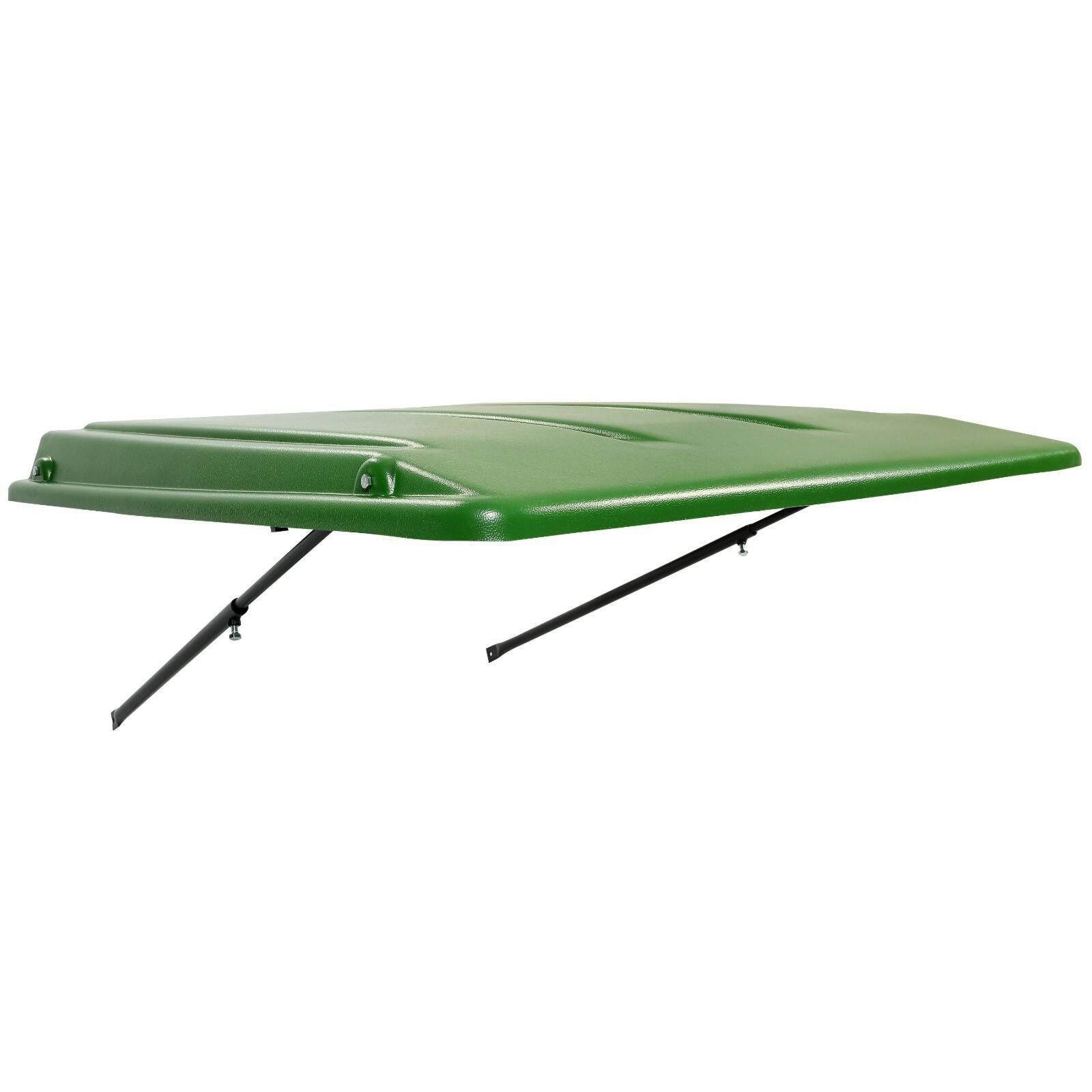 Green Top Cab Canopy with Bracket For John Deere Compact Utility Tractors W/ROPS
