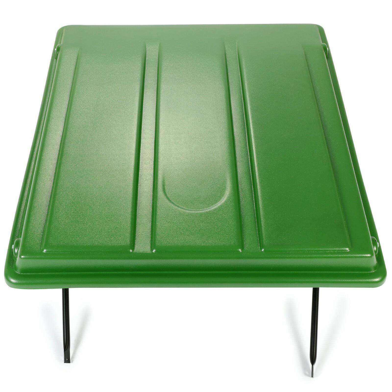 Green Top Cab Canopy with Bracket For John Deere Compact Utility Tractors W/ROPS