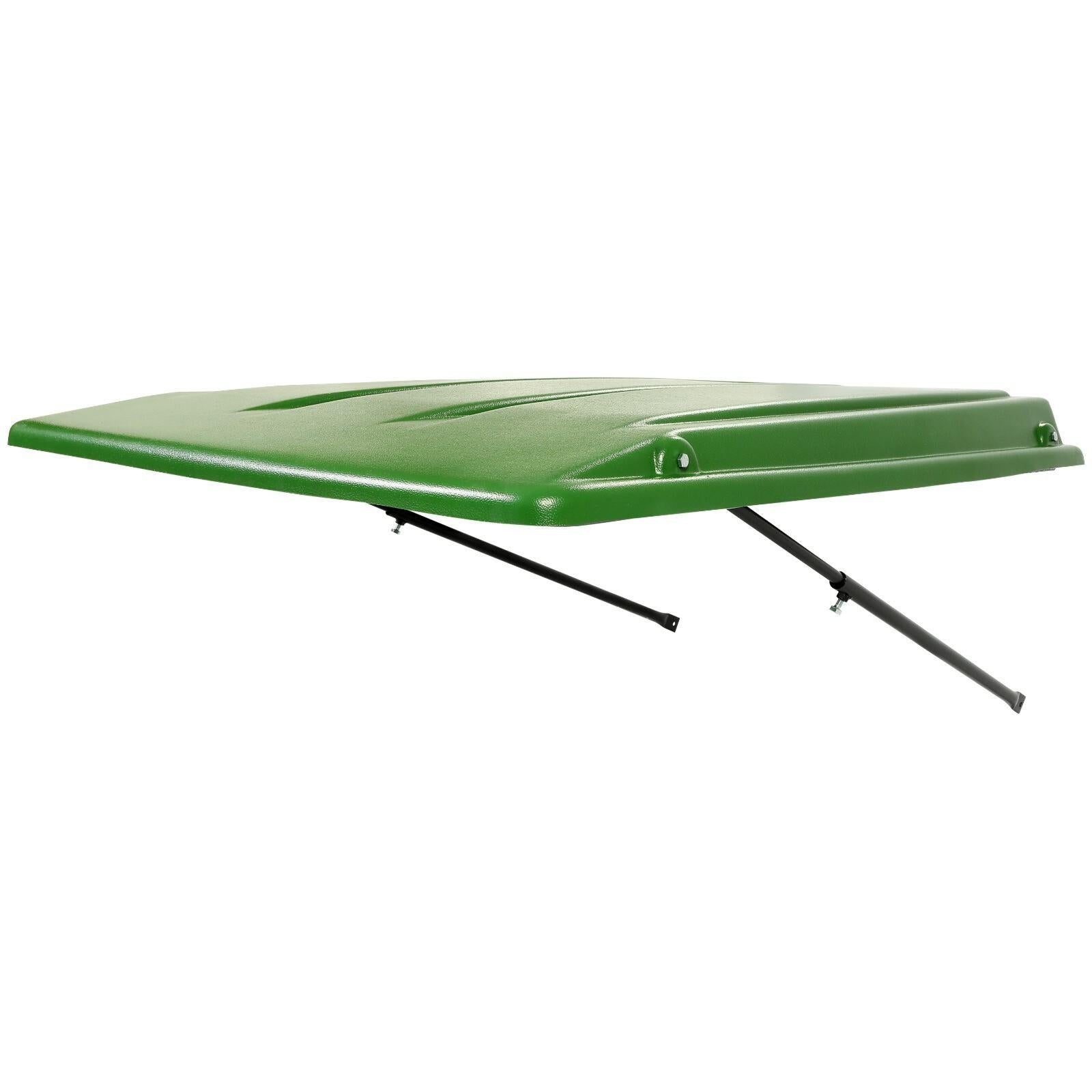 Green Top Cab Canopy with Bracket For John Deere Compact Utility Tractors W/ROPS