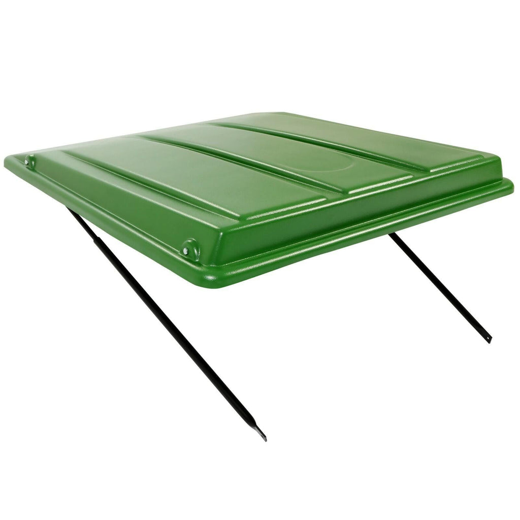 Green Top Cab Canopy with Bracket For John Deere Compact Utility Tractors W/ROPS