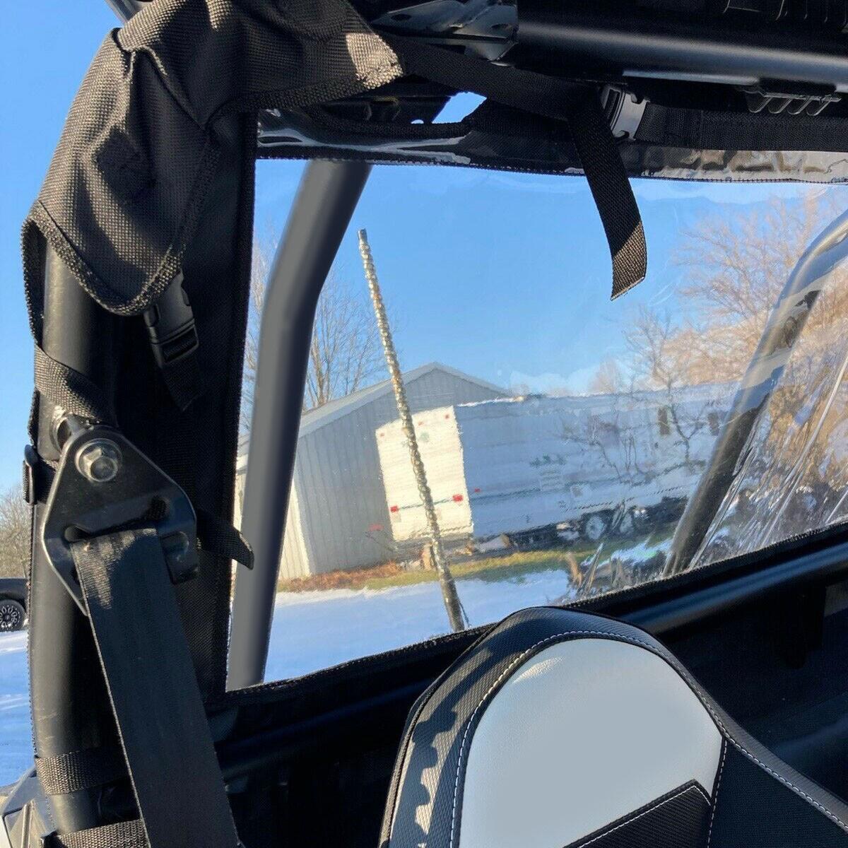 Rear Soft Window For Polaris RZR 900 S 1000 XP 4 Turbo Trail EPS 2014-2021 UTV