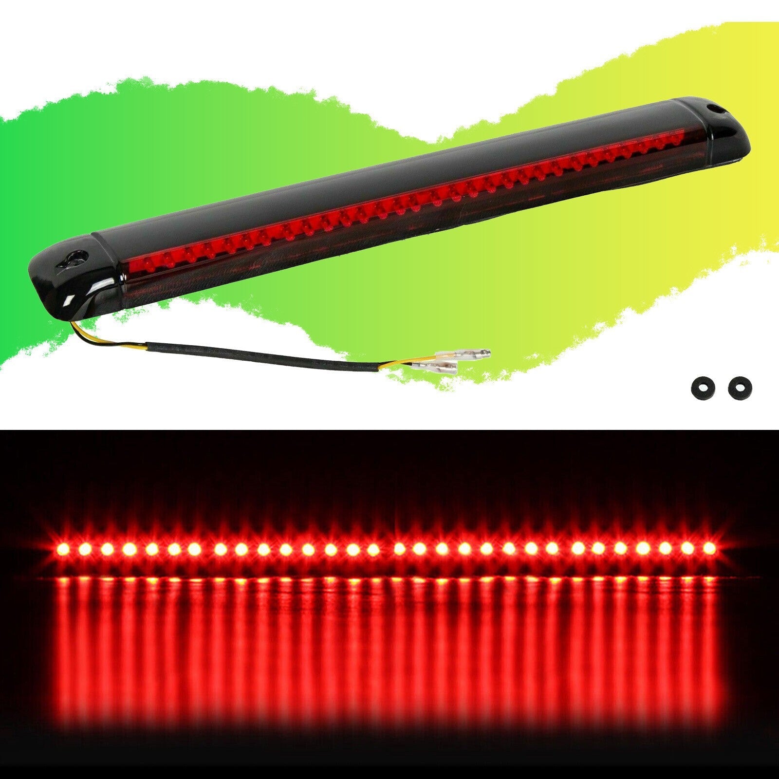 For 1992-2004 Chevy Suburban/Yukon/Tahoe Red LED 3rd Third Brake Light Tail Lamp
