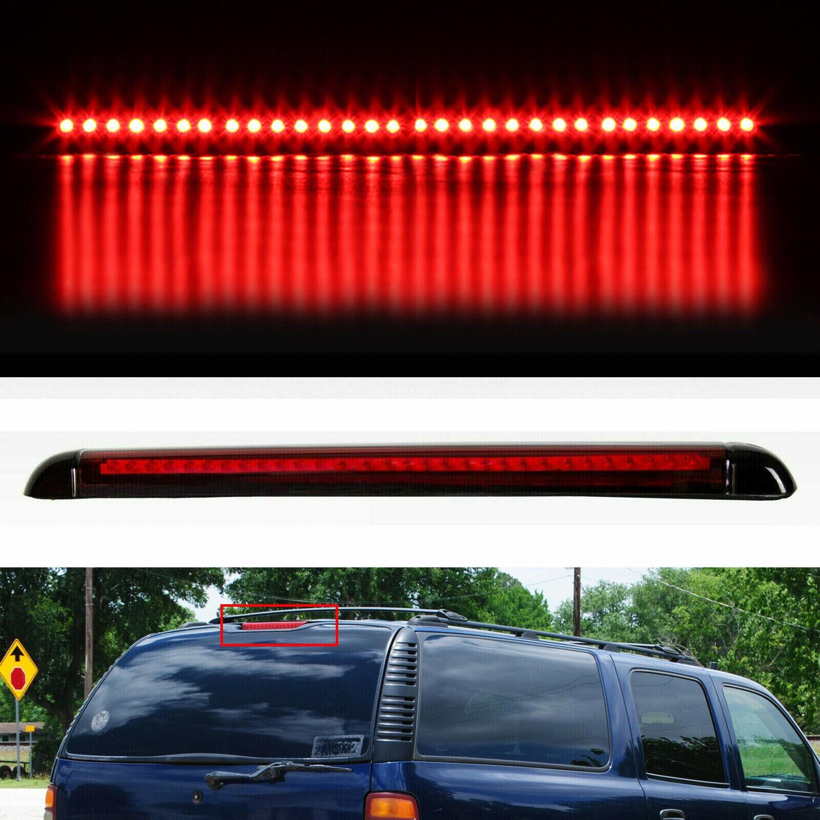 For 1992-2004 Chevy Suburban/Yukon/Tahoe Red LED 3rd Third Brake Light Tail Lamp