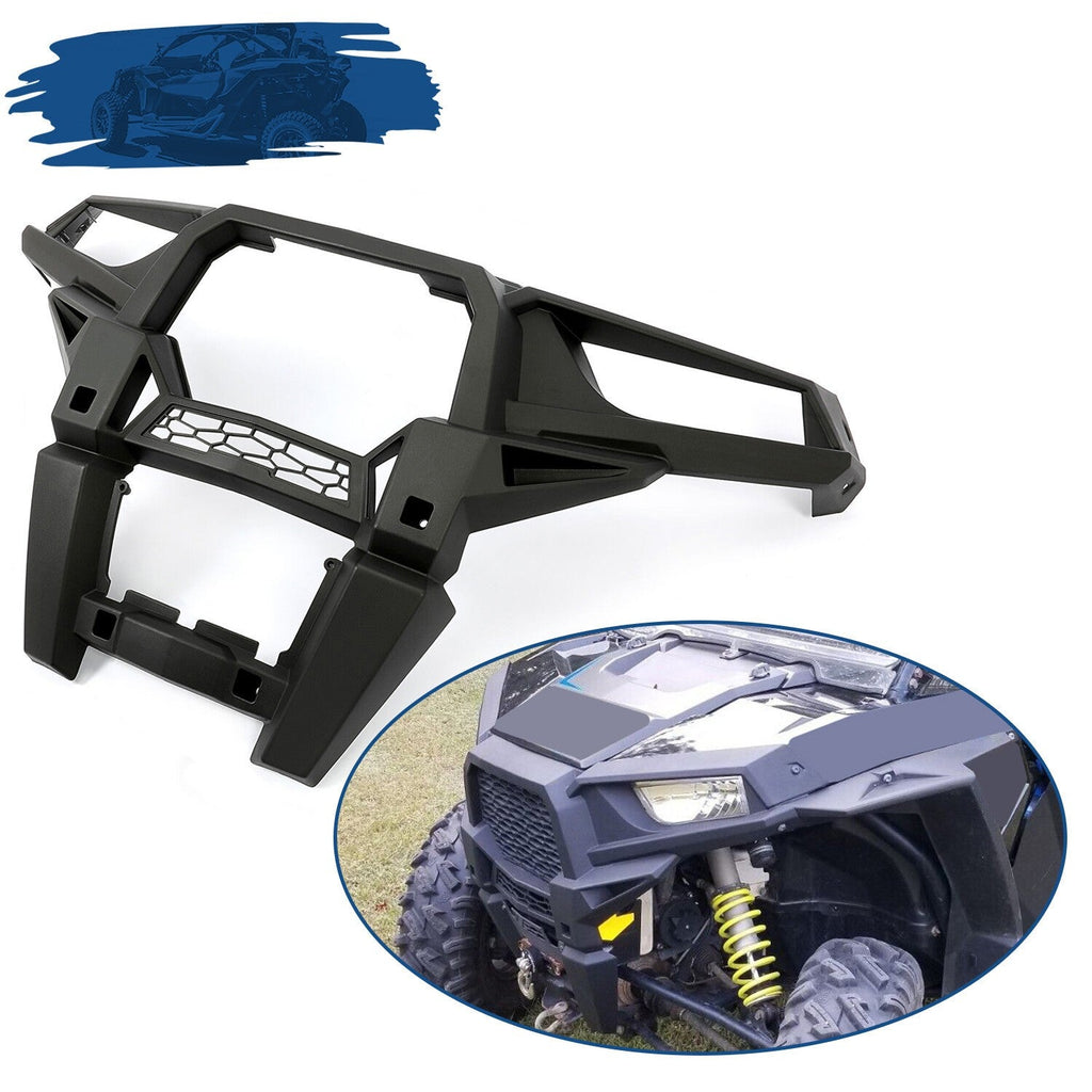 Front Brush Guard Bumper Fascia For Polaris RZR XP S4 XP 4 1000 (2014+) - Black