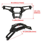 Front Brush Guard Bumper Fascia For Polaris RZR XP S4 XP 4 1000 (2014+) - Black