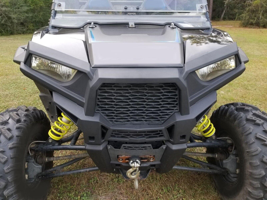 Front Brush Guard Bumper Fascia For Polaris RZR XP S4 XP 4 1000 (2014+) - Black