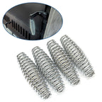 4PCS Stainless Steel Spring Handle For BBQ Smoker Grill Pit Wood Furnace Stove