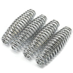 4PCS Stainless Steel Spring Handle For BBQ Smoker Grill Pit Wood Furnace Stove
