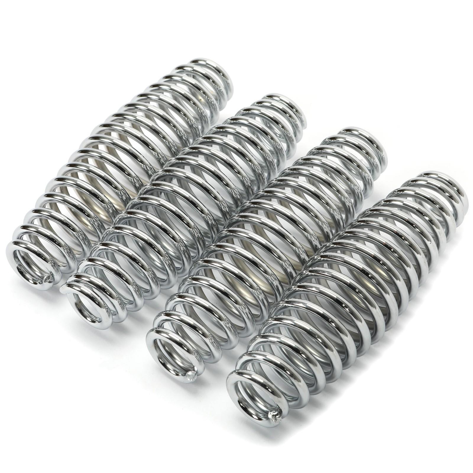 4PCS Stainless Steel Spring Handle For BBQ Smoker Grill Pit Wood Furnace Stove