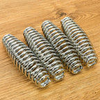 4PCS Stainless Steel Spring Handle For BBQ Smoker Grill Pit Wood Furnace Stove