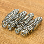 4PCS Stainless Steel Spring Handle For BBQ Smoker Grill Pit Wood Furnace Stove