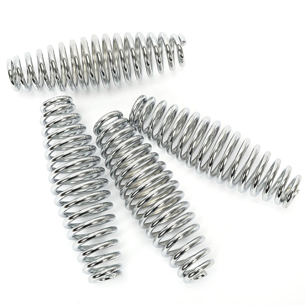 4PCS Stainless Steel Spring Handle For BBQ Smoker Grill Pit Wood Furnace Stove