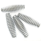 4PCS Stainless Steel Spring Handle For BBQ Smoker Grill Pit Wood Furnace Stove