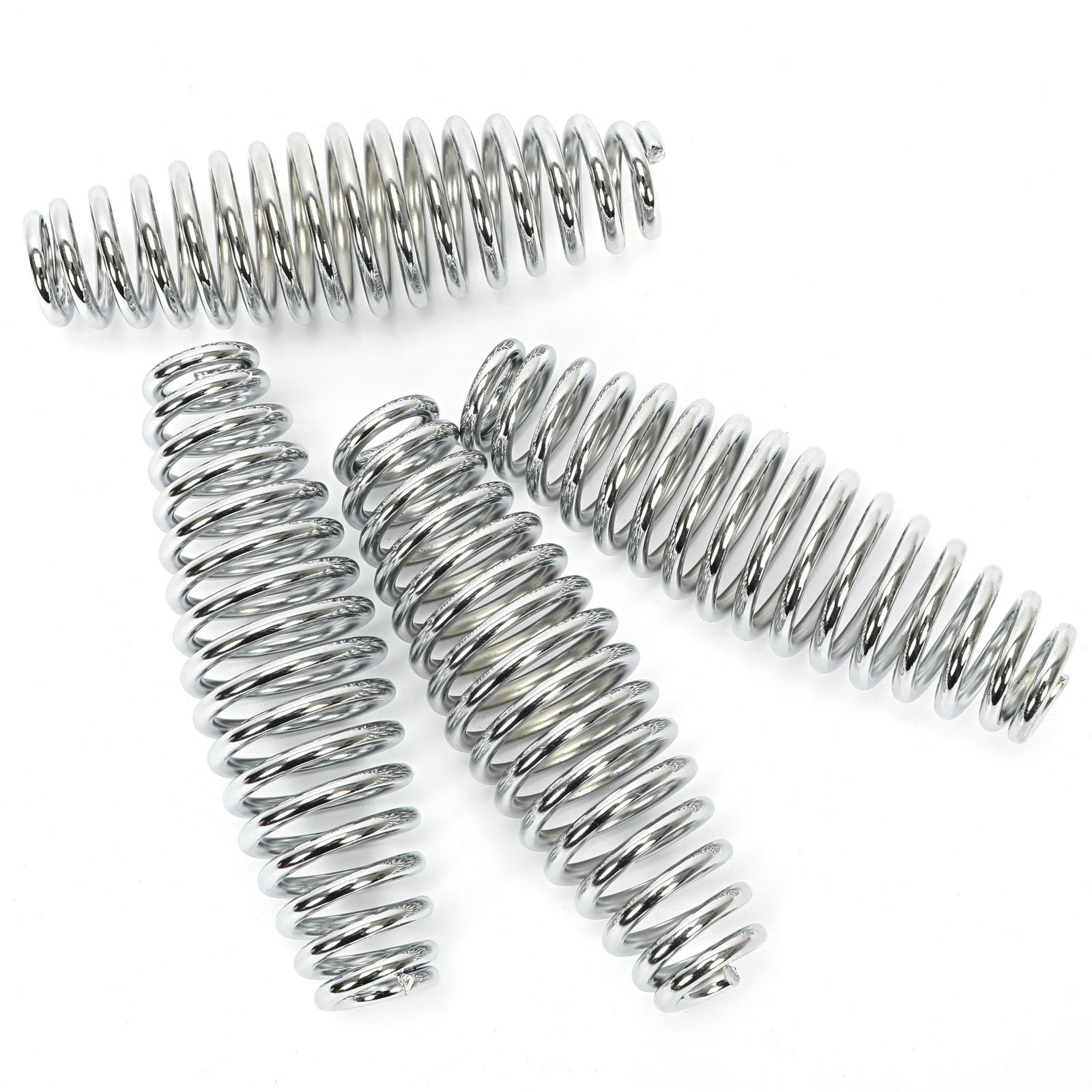 4PCS Stainless Steel Spring Handle For BBQ Smoker Grill Pit Wood Furnace Stove