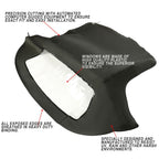 For 96-02 BMW Z3 Convertible Soft Top Replacement & Plastic window Black & Clear
