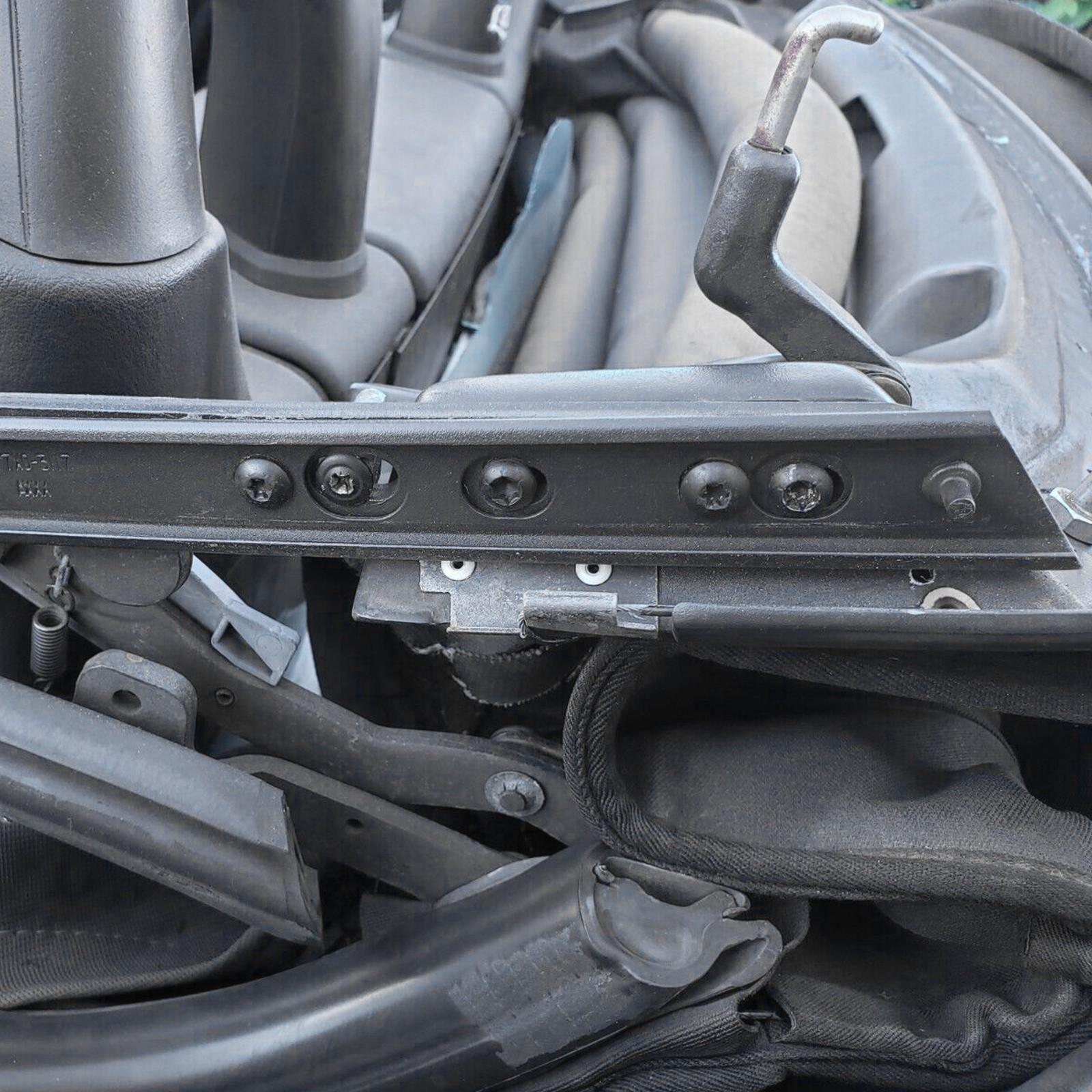 For 96-02 BMW Z3 Convertible Soft Top Replacement & Plastic window Black & Clear