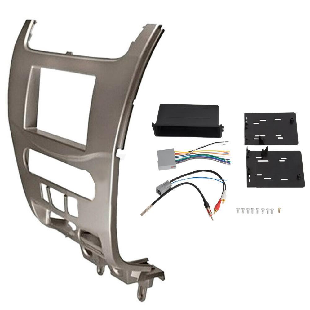 For 08-11 Ford Focus Single or Double DIN Installation Dash Kit W/ Wire Harness
