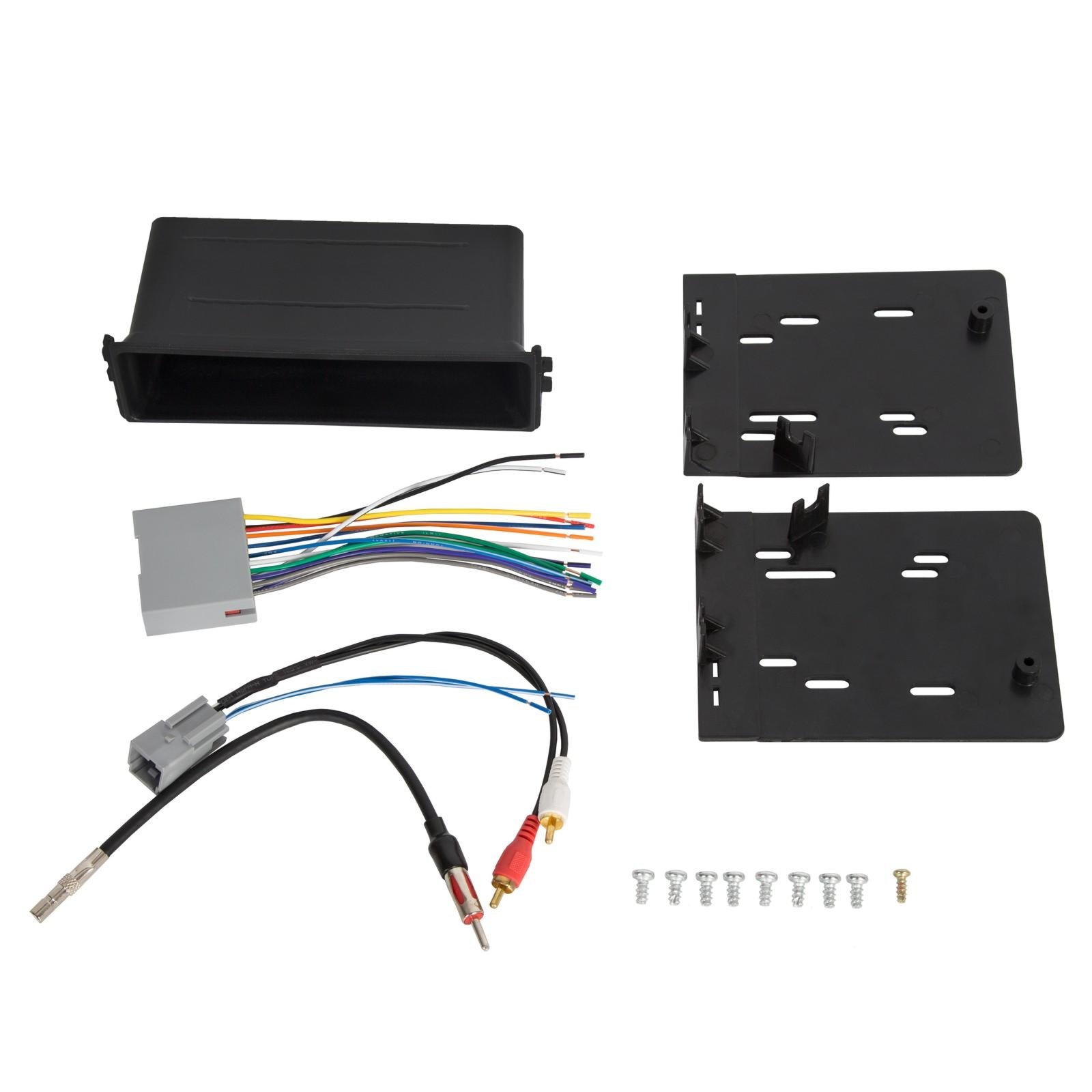 For 08-11 Ford Focus Single or Double DIN Installation Dash Kit W/ Wire Harness