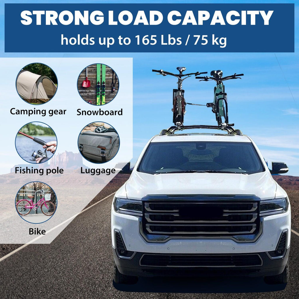 For GMC Acadia 2017-2023  Roof Rack Rail Cross Bar Luggage Carrier Crossbars
