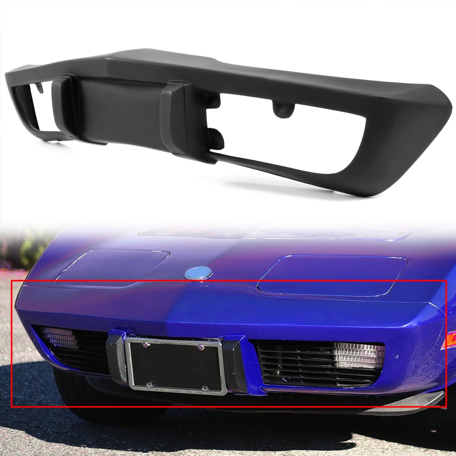 For 1975 1976 1977 1978 1979 Chevy Corvette Primer Black Front Bumper Fiberglass