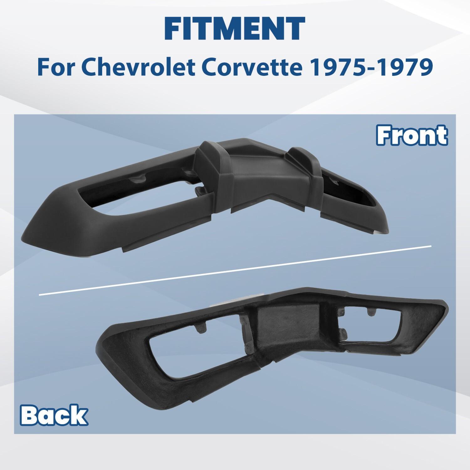 For 1975 1976 1977 1978 1979 Chevy Corvette Primer Black Front Bumper Fiberglass