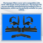 Bumper Fillers-Front & Rear (Set Of 7 Pcs) For Buick Riviera 1979-1985