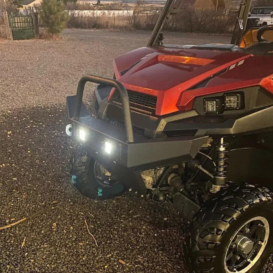 For Polaris Ranger 570 Ranger 500 400 800 EV ETX Front Bumper 2011-2021 W/ LED