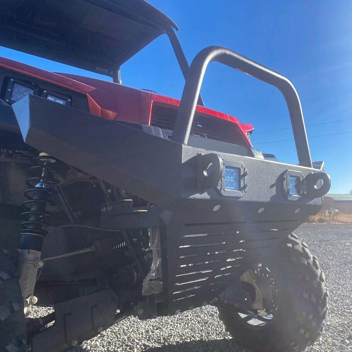 For Polaris Ranger 570 Ranger 500 400 800 EV ETX Front Bumper 2011-2021 W/ LED