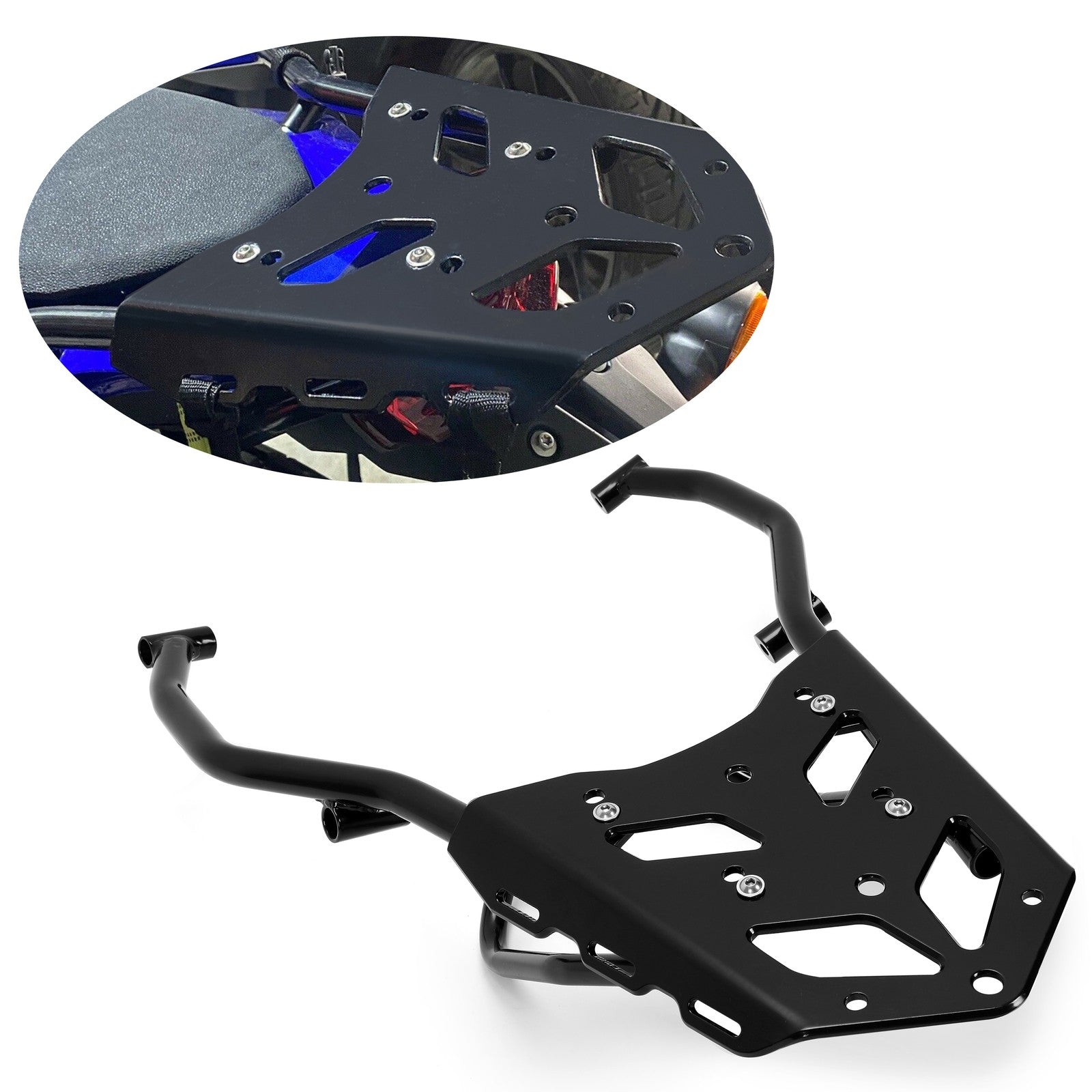 Tail Rear Luggage Rack Cargo Carrier For 2019-2023 Yamaha Tenere 700 accessories