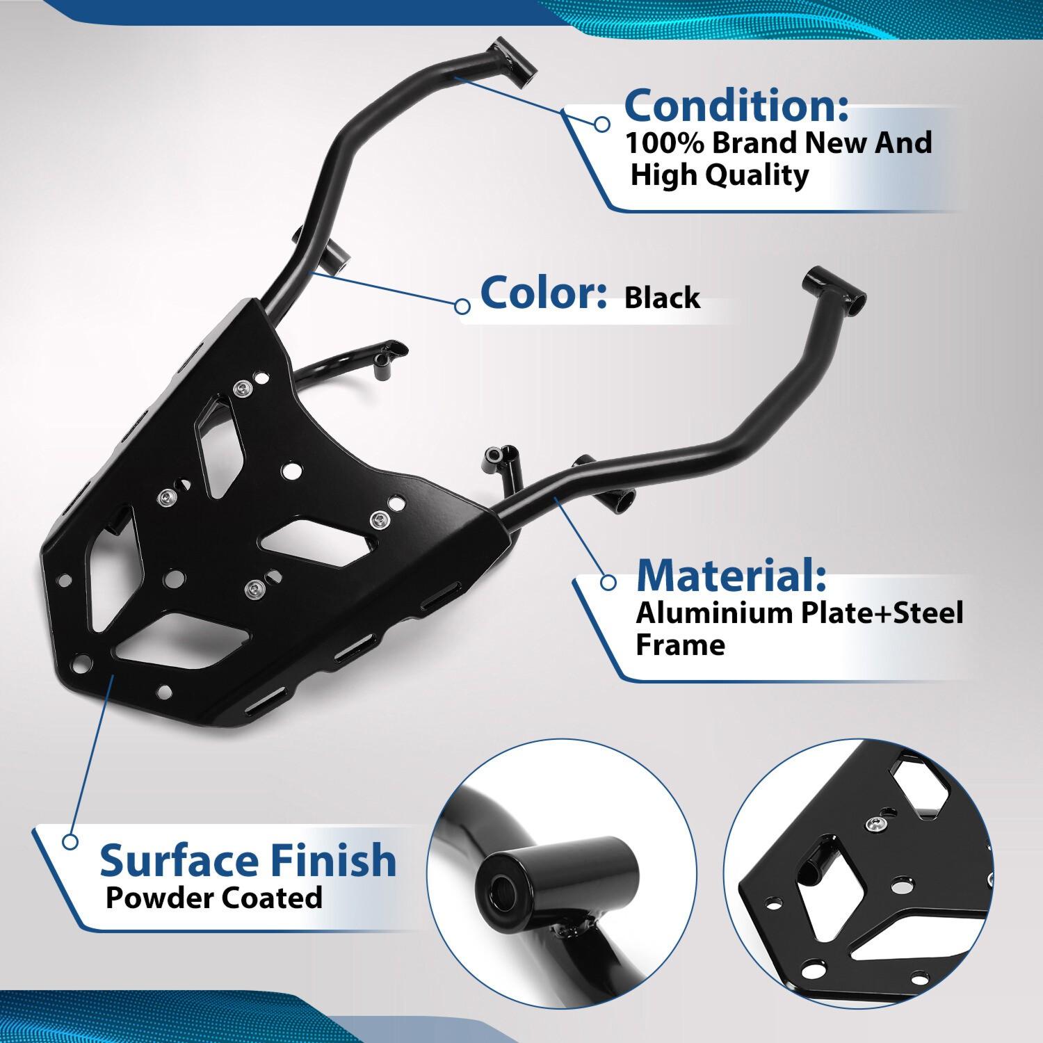 Tail Rear Luggage Rack Cargo Carrier For 2019-2023 Yamaha Tenere 700 accessories