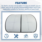 Tuff Top Tractor ROPS Canopy 52" X 52" For Tractor Mowers Umbrella-White