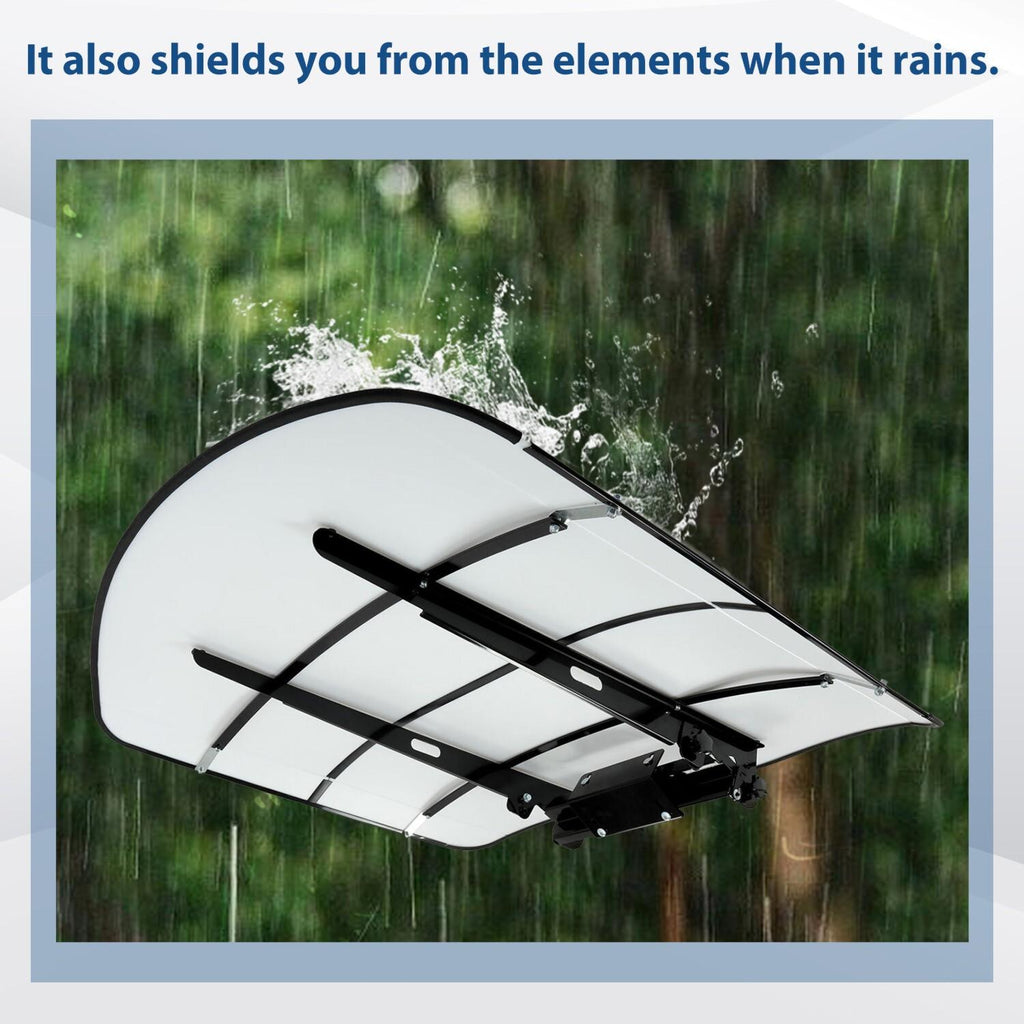 Tuff Top Tractor ROPS Canopy 52" X 52" For Tractor Mowers Umbrella-White