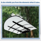 Tuff Top Tractor ROPS Canopy 52" X 52" For Tractor Mowers Umbrella-White