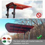 Tuff Top Tractor ROPS Canopy 52" X 52" For Tractor Mowers Umbrella-White
