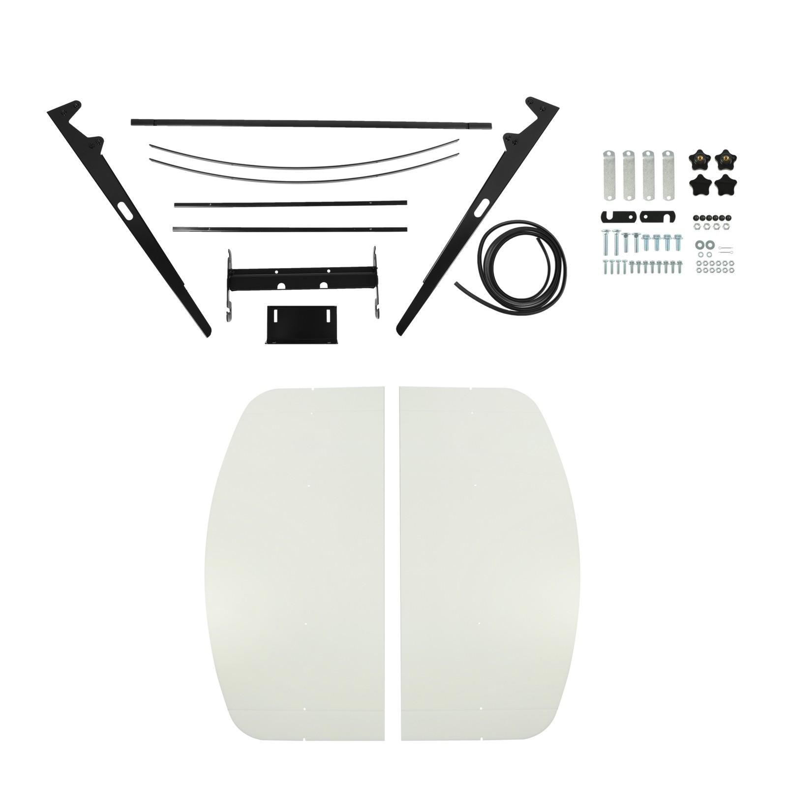 Tuff Top Tractor ROPS Canopy 52" X 52" For Tractor Mowers Umbrella-White