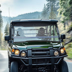 Scratch Resistant Flip Down Windshield For 2015+ Kawasaki Mule Pro FXT DXT DX FX