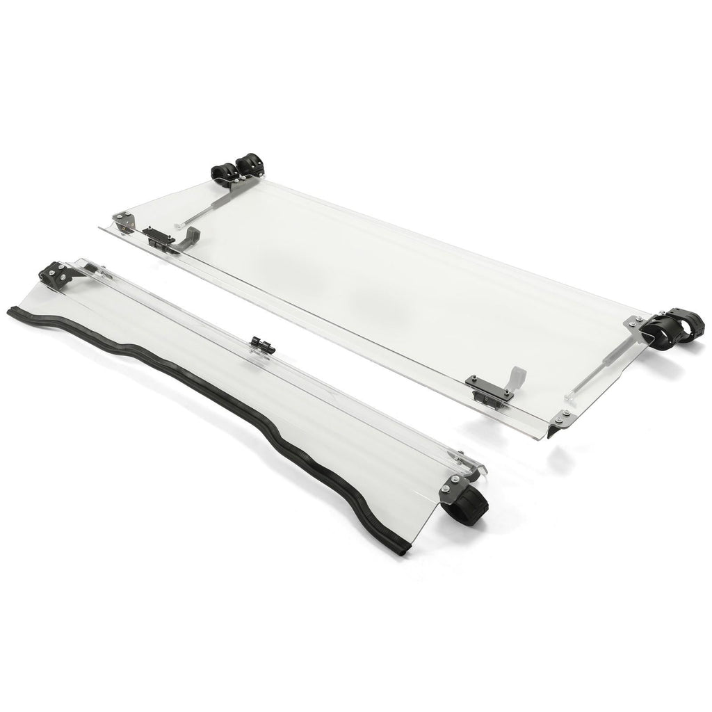 Scratch Resistant Flip Down Windshield For 2015+ Kawasaki Mule Pro FXT DXT DX FX