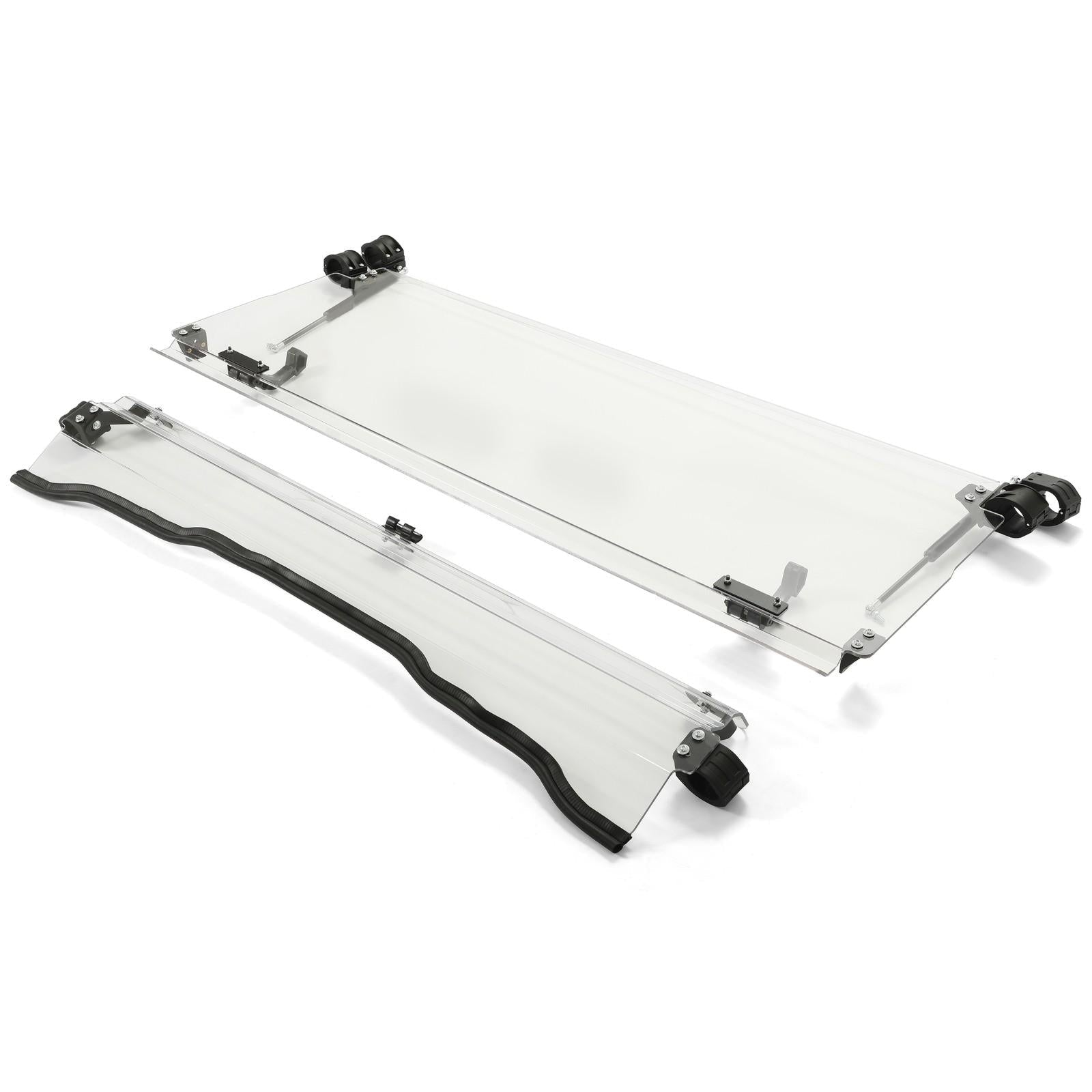 Scratch Resistant Flip Down Windshield For 2015+ Kawasaki Mule Pro FXT DXT DX FX