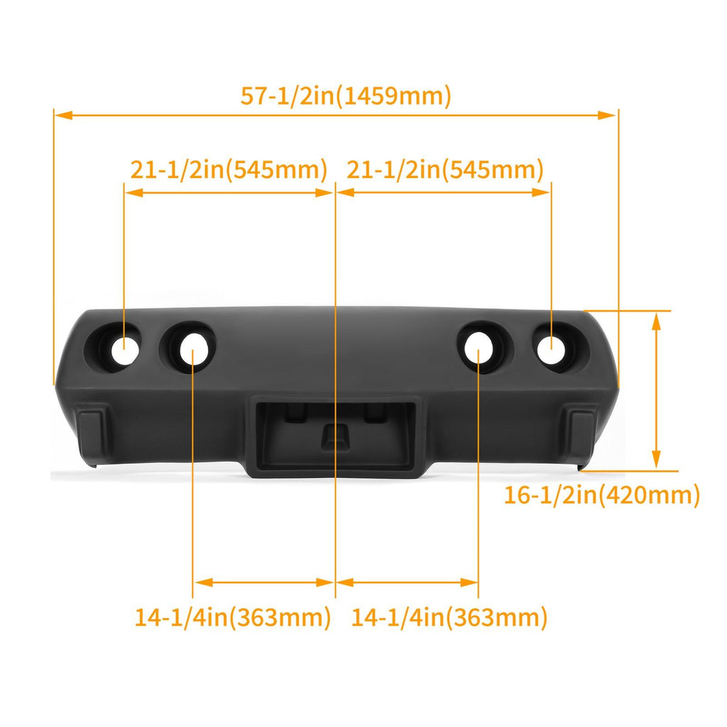 Black Rear Bumper Fiberglass For 1975-1979 Chevrolet Corvette C3 Primer