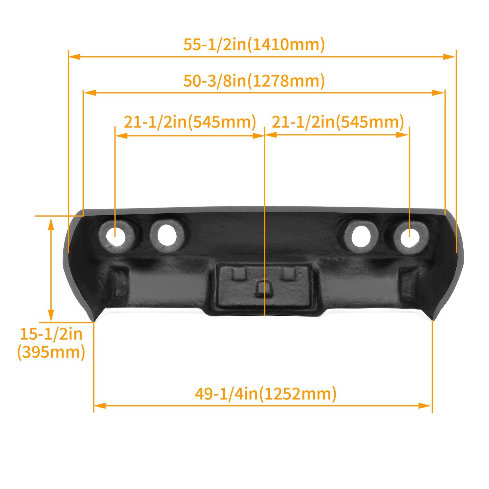 Black Rear Bumper Fiberglass For 1975-1979 Chevrolet Corvette C3 Primer