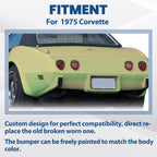 Black Rear Bumper Fiberglass For 1975-1979 Chevrolet Corvette C3 Primer