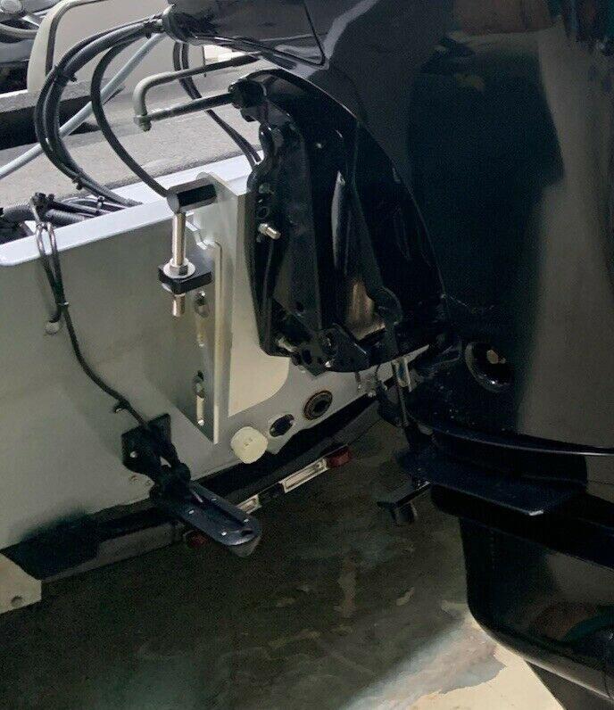Jack Plate 6" Set Back 4'' Adjustable Outboard Boat Aluminum Replace for JPL4000