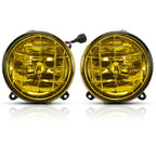 For 02-03 Subaru Impreza RS / WRX Yellow Lens Glass Fog Lights Set w/ Bulbs